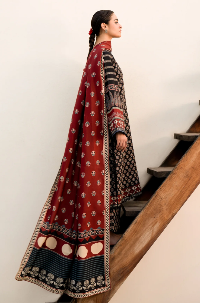 Sapphire - 3PC Lawn Digital Printed Suit- BFU0117