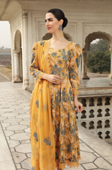 Bareeze - 3PC Dhanak Embroidered Suit - BFB0107