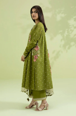 Jazmine - 3PC Dhanak Embroidered Suit - BFB0156