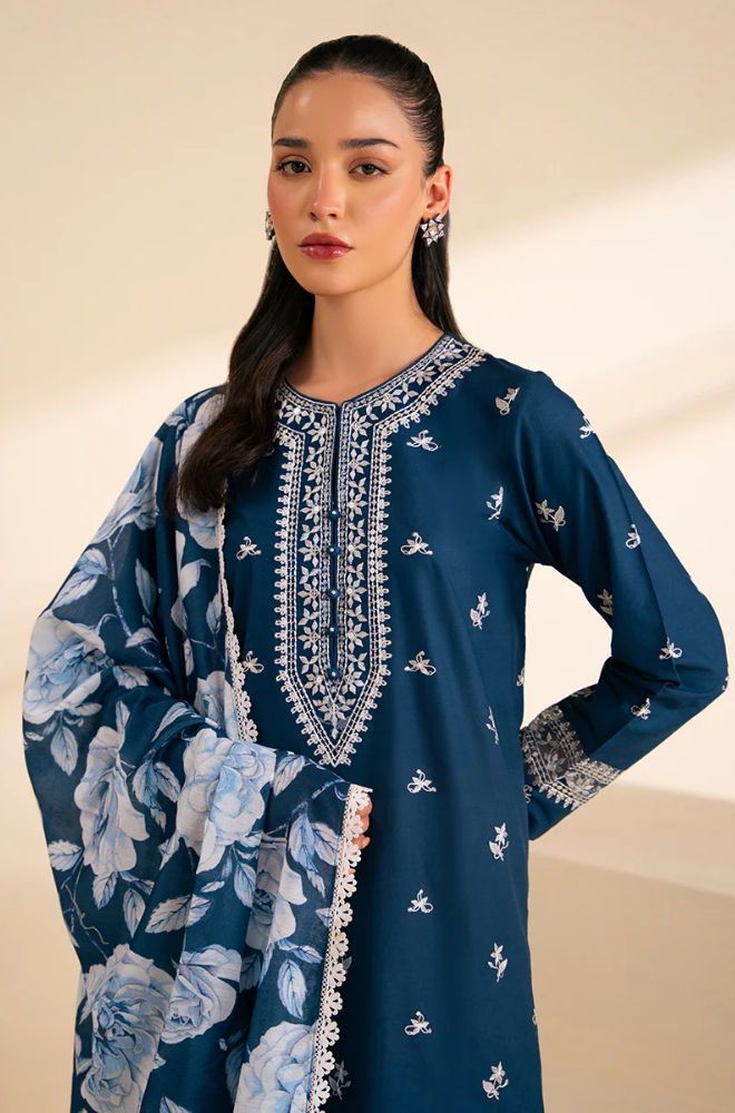 Jazmin - 3PC Lawn Embroidered Suit - BFB0229