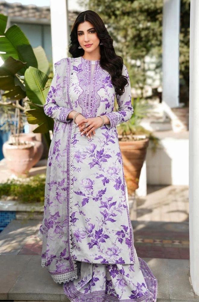 ANEELAS - Summer 3PC Lawn Digital Printed Dress - BFB0800