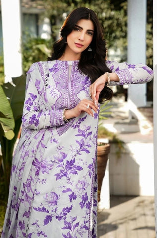 ANEELAS - Summer 3PC Lawn Digital Printed Dress - BFB0800