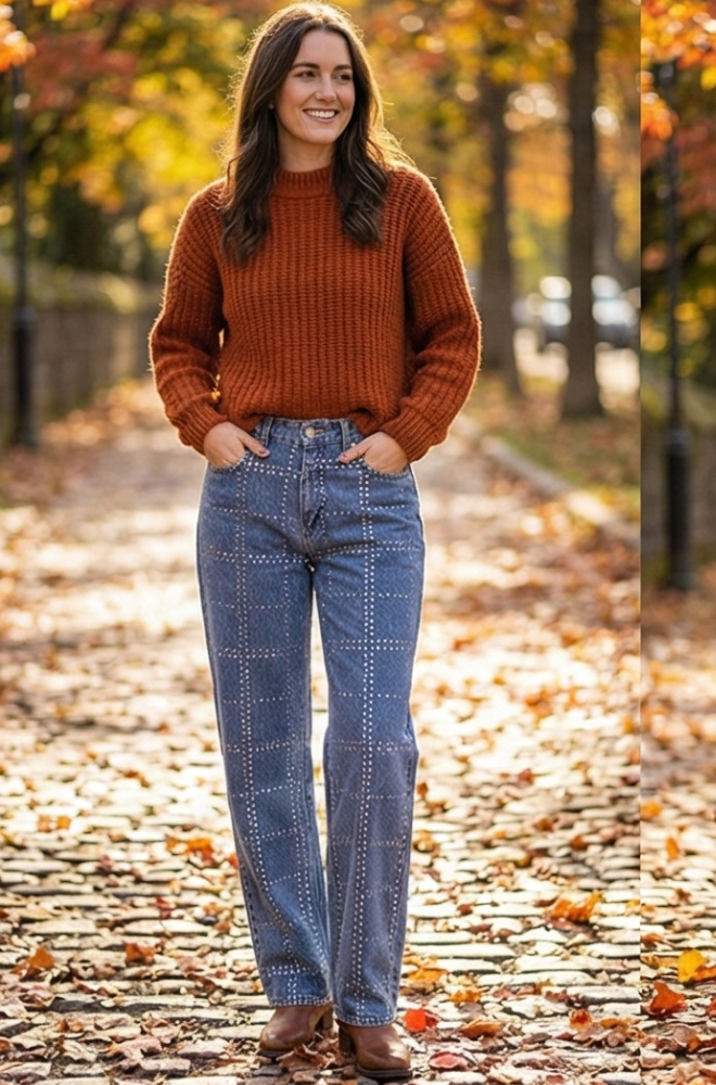 Signature Baggy High-Waist Denim - BFJ0014