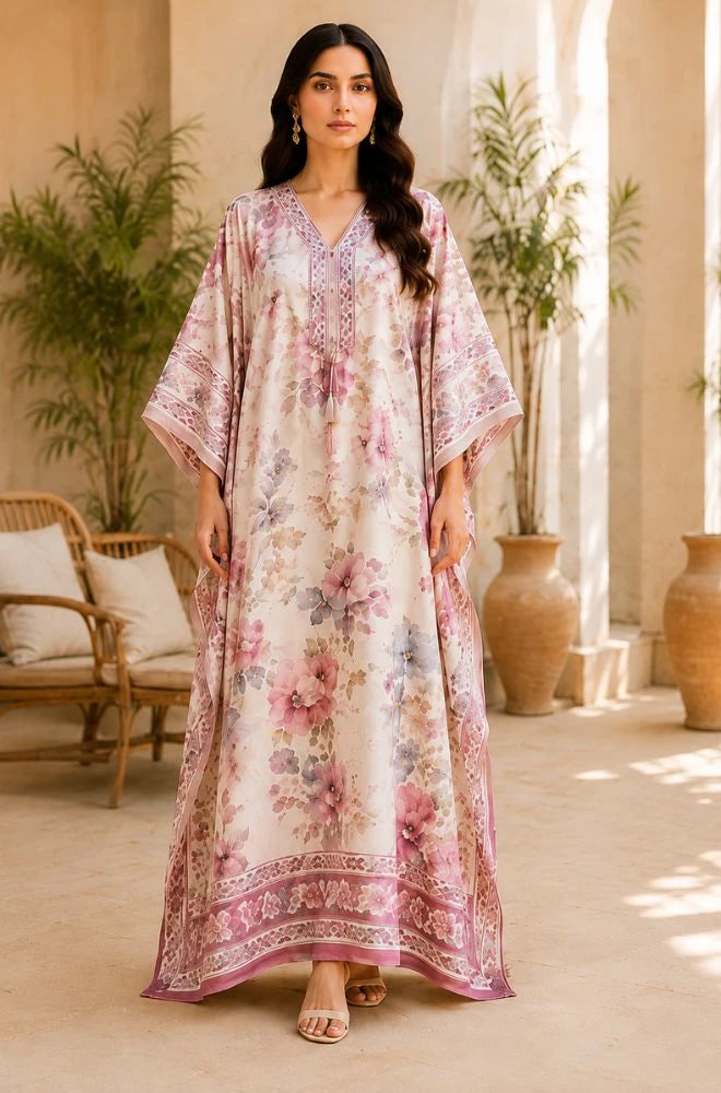 BlueFery - Kaftan Printed Lawn Dress - BKT003