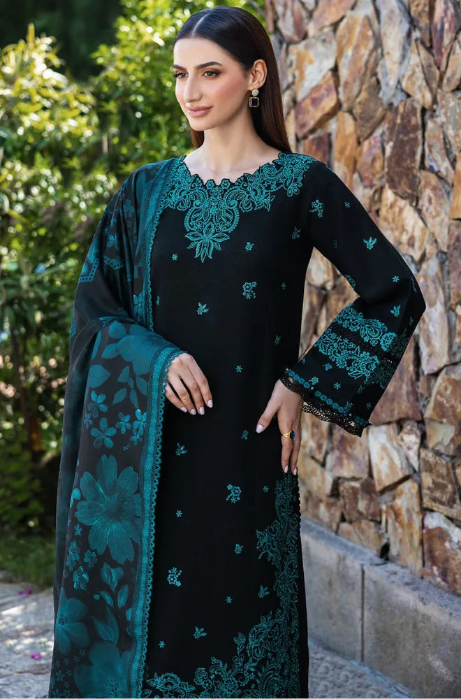 BATIK - 3PC Lawn Embroidered Shirt with Chiffon Printed Dupatta and Trouser - BFB0666