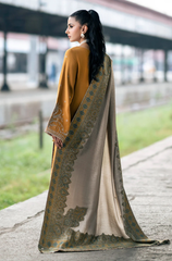 IZEL - Winter 3PC Dhanak Embroidered Suit - BFB0564