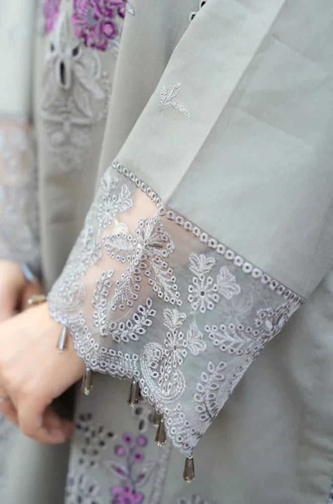 Mushq - Stitched 3Pcs Embroidered Dhanak Suit – RTW003