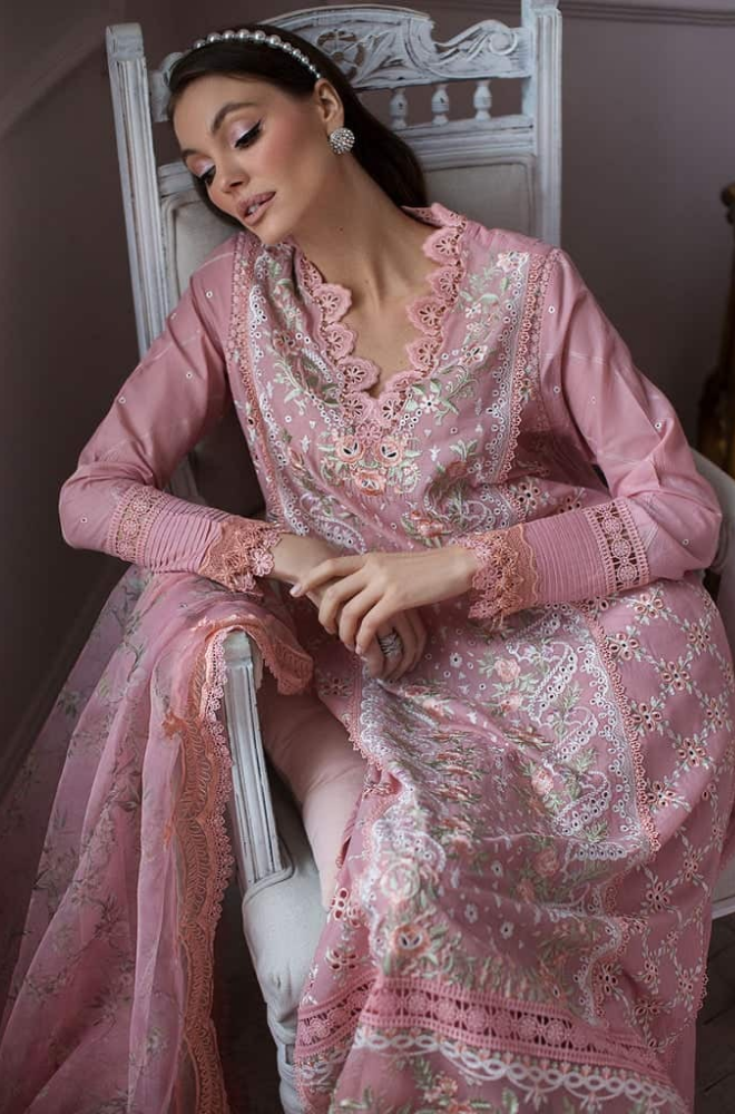 Sobia Nazir - 3PC Lawn ChickenKari Embroidered Suit- BFB0281