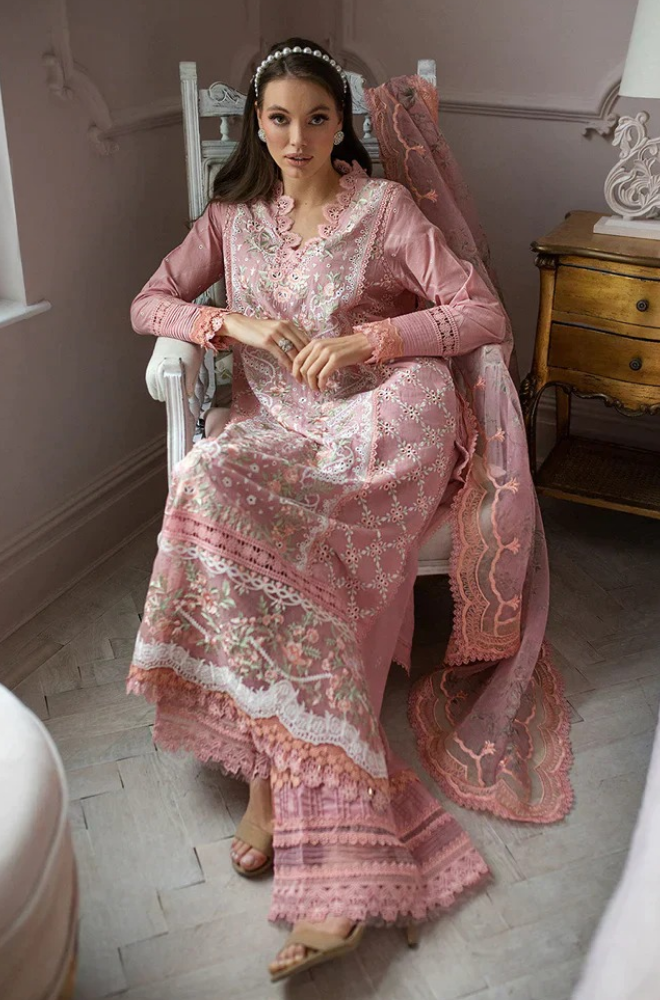 Sobia Nazir - 3PC Lawn ChickenKari Embroidered Suit- BFB0281