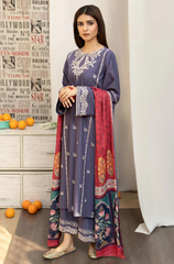 URGE - 3PC Lawn Embroidered Suit - BFU0095