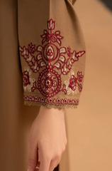 Pezwan - Winter 3PC Dhanak Embroidered Suit - BFB0418