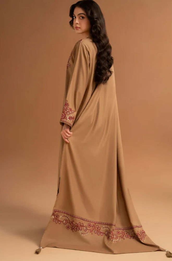 Pezwan - Winter 3PC Dhanak Embroidered Suit - BFB0418