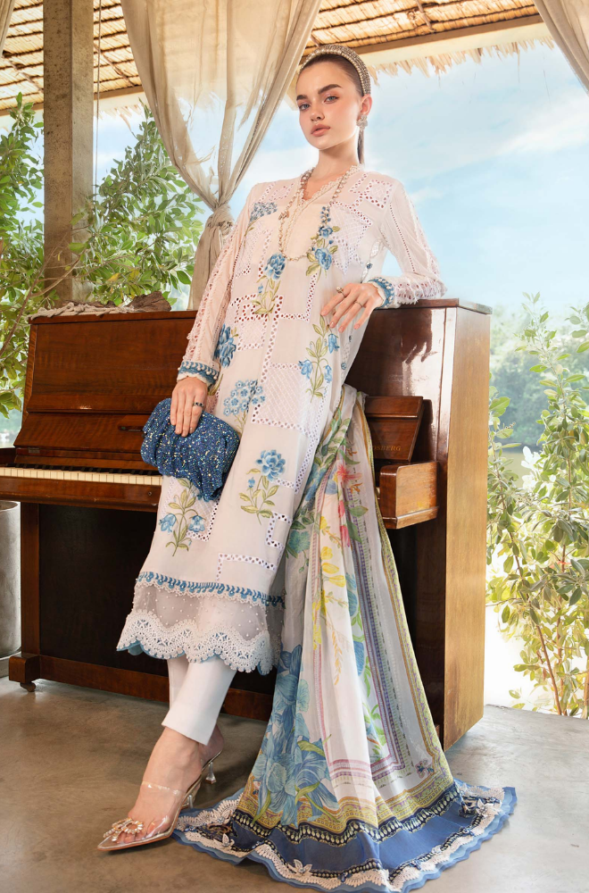 Mushq - 3PC Lawn ChickenKari Embroidered Suit- BFB0282