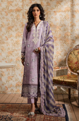 Zellbury - 3PC Lawn Embroidered Suit- BFB0283