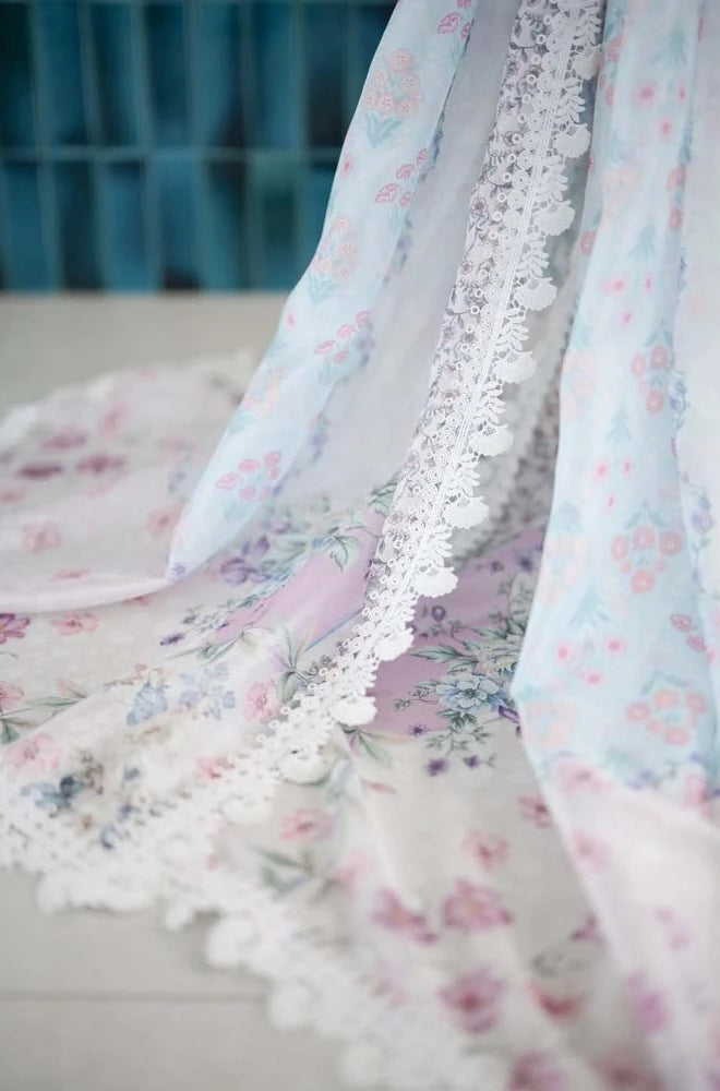Jazmin - 3PC Lawn Embroidered Shirt with Monar Printed Dupatta and Trouser - BFB0429