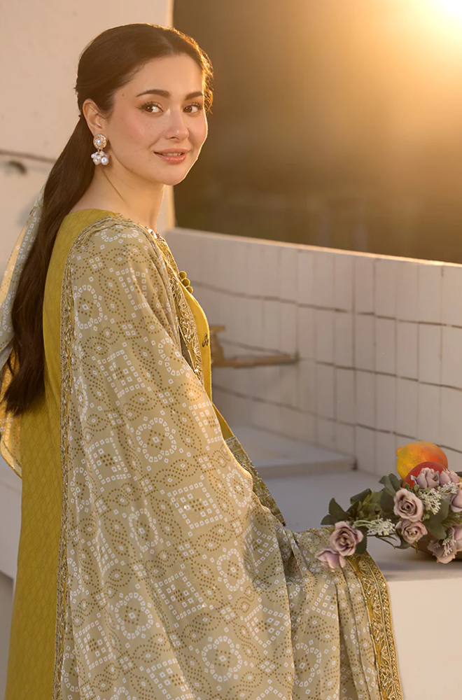 Laam - 3PC Embroidered Suit- BFB0285