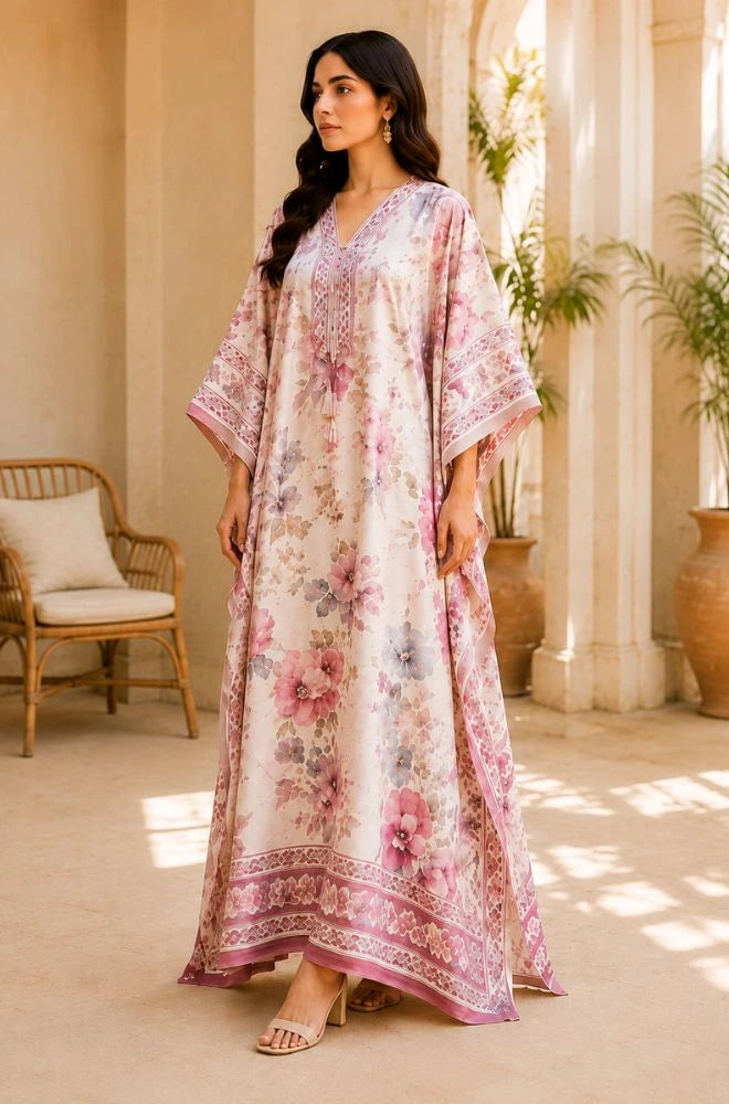 BlueFery - Kaftan Printed Lawn Dress - BKT003