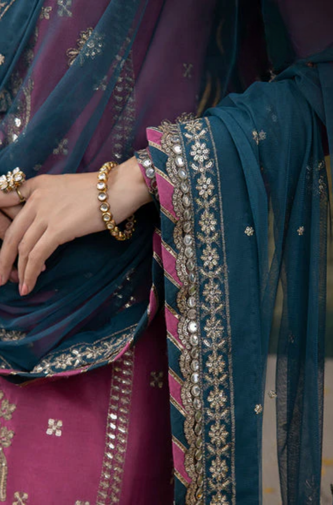 Asim Jofa - Lawn Embroidered Suit - BFB0308