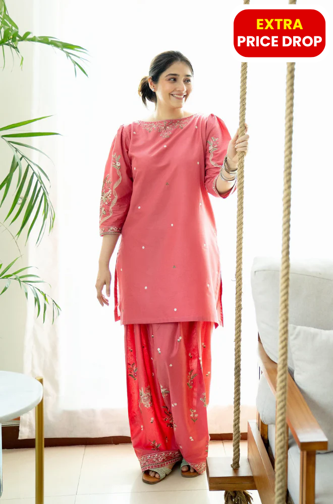 Urge - 2PC Lawn Embroidered Suit - BFU0134