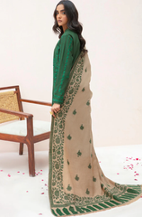 Sapphire - Winter 3PC Dhanak Embroidered Suit - BFB0419