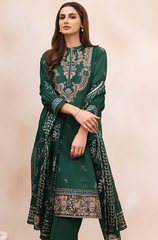 Jazmine - 3PC Dhanak Embroidered Suit - BFB0139