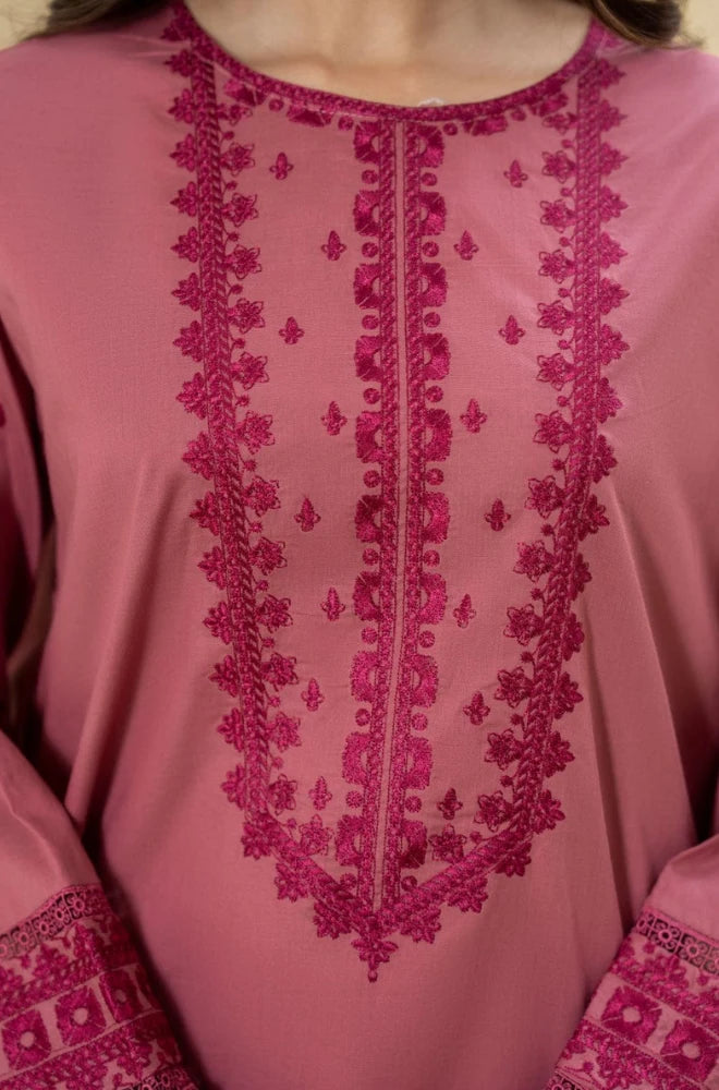 Lazuli - 2PC Dhanak Embroidered Suit