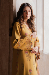 IZEL - Winter 3PC Dhanak ChickenKari Embroidered Suit - BFB0524