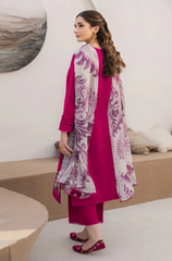 Zarashahjhan - Winter 3PC Dhanak Embroidered Suit - BFB0490