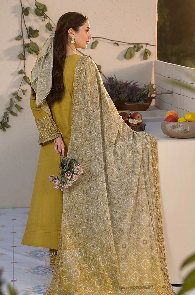 Laam - 3PC Embroidered Suit- BFB0285
