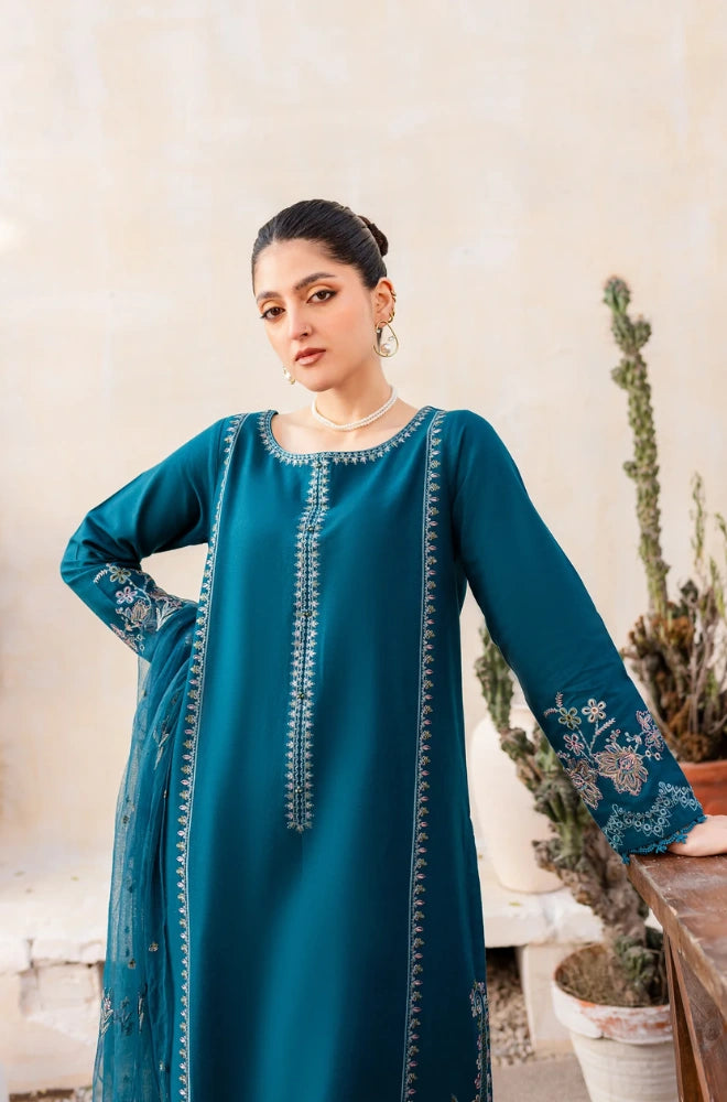 BATIK - 3PC Lawn Embroidered Shirt with Cotton Embroidered Dupatta and Trouser - BFS0053