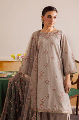 Summer 3PC Lawn Embroidered Suit - BFB0678