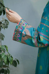 Stitched 3Pcs Embroidered Lawn Suit – RTW032