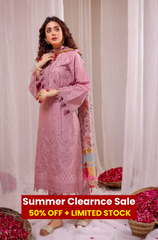 Coco By Zara Shahjahan - 3PC Lawn Embroidered Dress - BFC0004