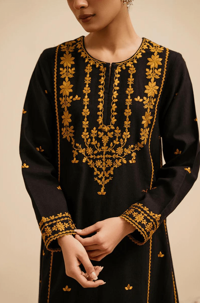 Sapphire - 2PC Lawn Embroidered Suit - BFU0029 - | BlueFery