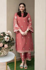 Stitched 2Pcs Embroidered Lawn Suit – RTW035 - | BlueFery