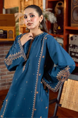 Stitched 2Pcs Embroidered Lawn Suit – RTW037 - | BlueFery