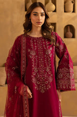 Stitched 3Pcs Embroidered Lawn Suit – RTW044 - | BlueFery
