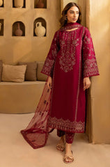 Stitched 3Pcs Embroidered Lawn Suit – RTW044 - | BlueFery