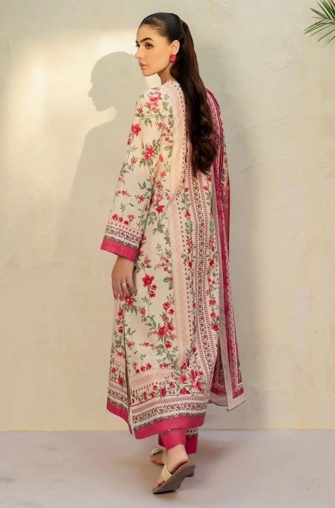 Stitched 3Pcs Printed Lawn Suit – RTW054 - | BlueFery