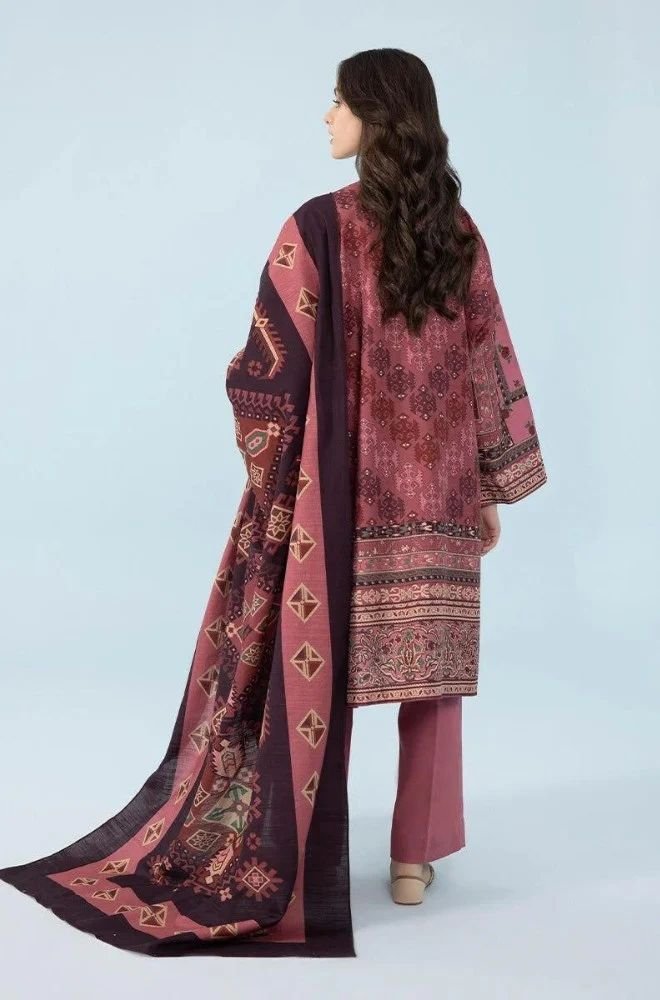 Stitched 3Pcs Printed Lawn Suit – RTW056 - | BlueFery
