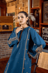 Summer 2PC Lawn Embroidered Suit - BFB0610 - | BlueFery