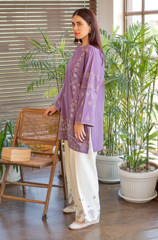 Summer 2PC Lawn Embroidered Suit - BFB0654 - | BlueFery