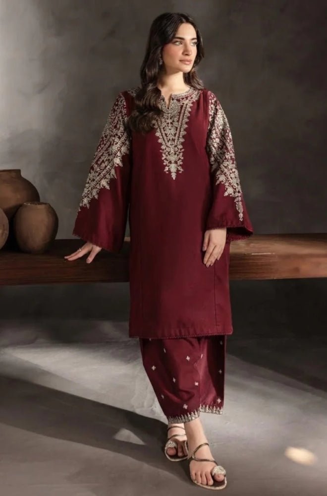 Summer 2PC Lawn Embroidered Suit - BFB0690 - New Arrivals | BlueFery