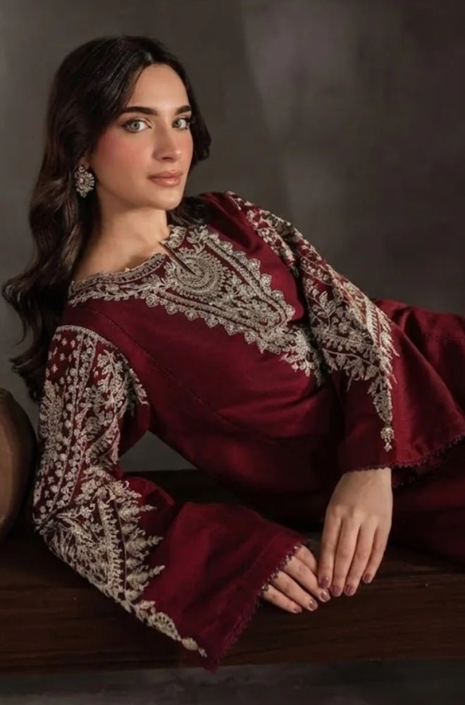 Summer 2PC Lawn Embroidered Suit - BFB0690 - New Arrivals | BlueFery