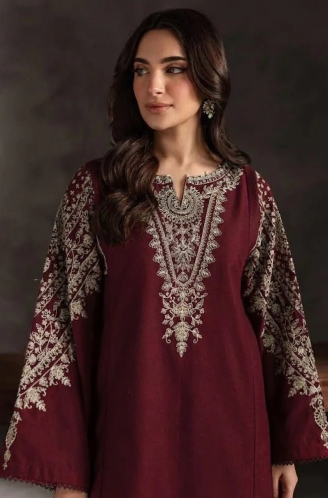 Summer 2PC Lawn Embroidered Suit - BFB0690 - New Arrivals | BlueFery