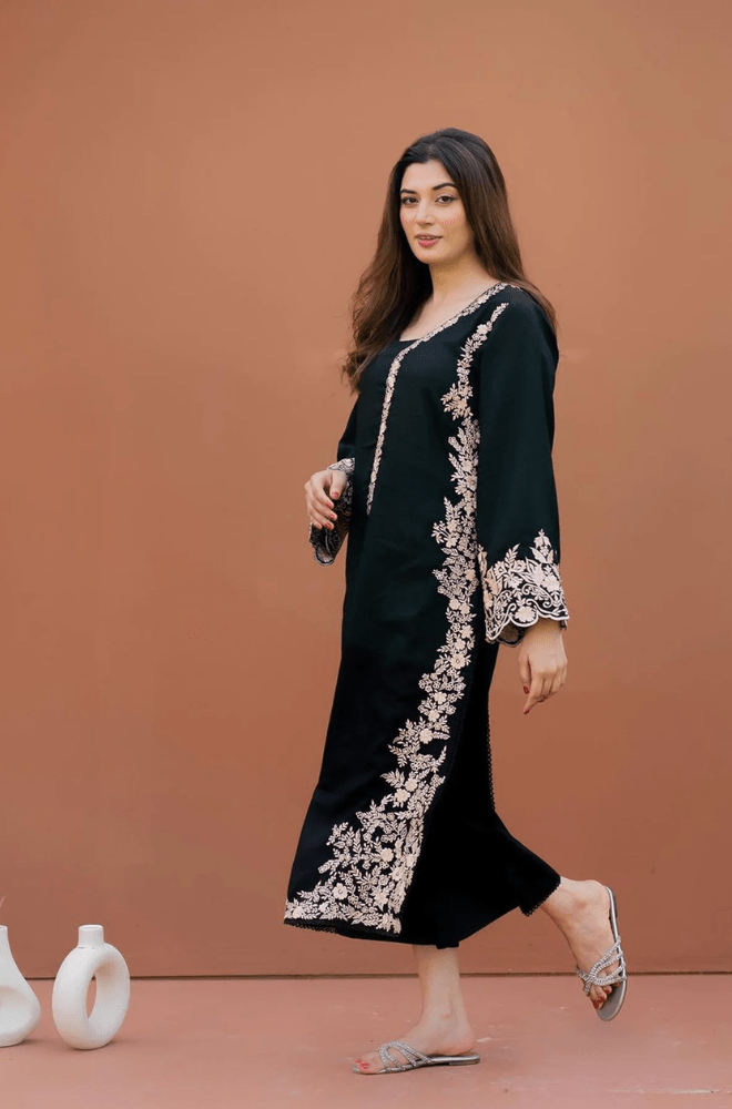 Summer 2PC Lawn Embroidered Suit - BFS00250 - | BlueFery