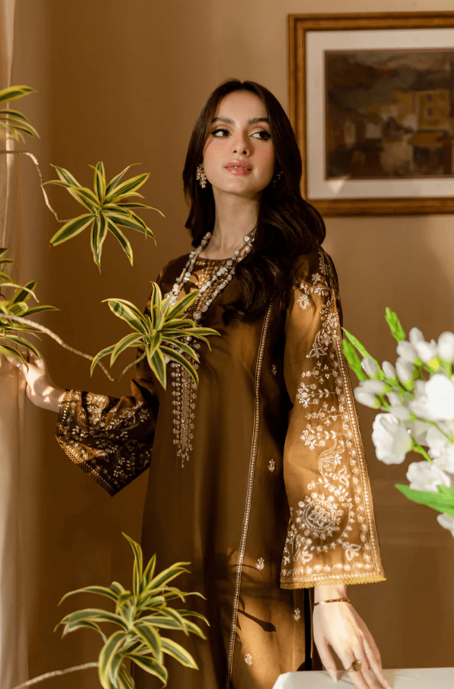 Summer 2PC Lawn Embroidered Suit - BFSIN194 - | BlueFery