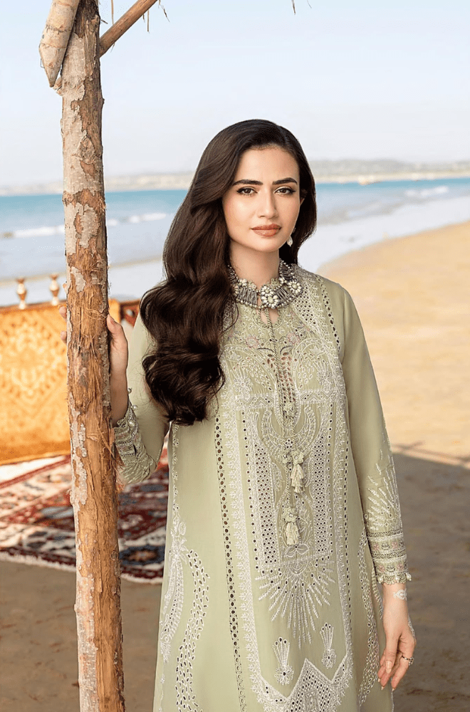 Summer 3PC Lawn Chicken Kari Embroidered Suit - BFRZ0040 - | BlueFery