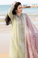 Summer 3PC Lawn Chicken Kari Embroidered Suit - BFRZ0040 - | BlueFery