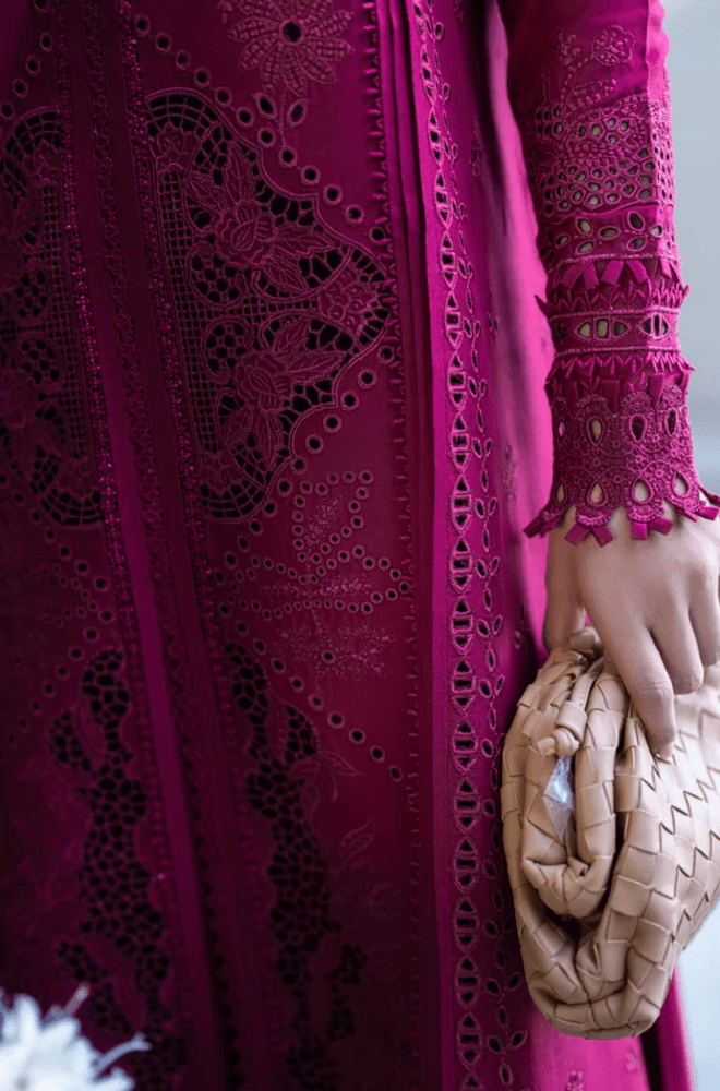 Summer 3PC Lawn ChickenKari Embroidered Suit - BFA0011 - New Arrivals | BlueFery